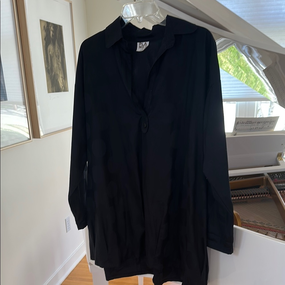 Dark Navy oversized Planet cotton tunic  nwot